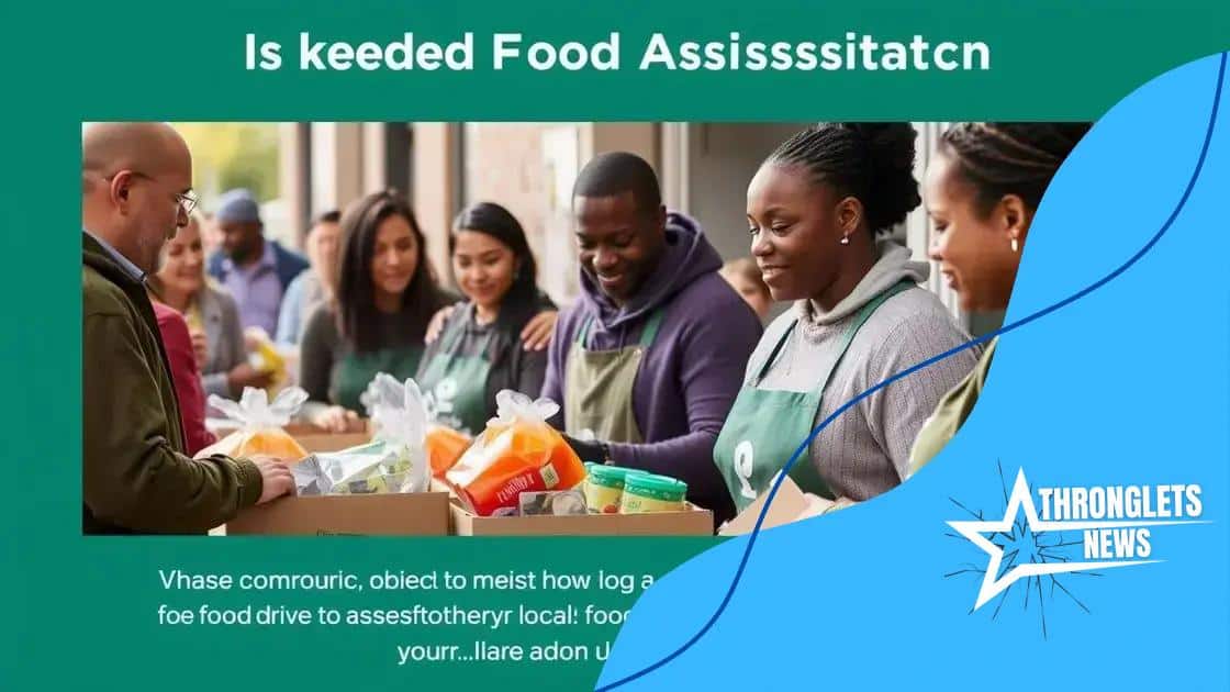 Community involvement in food assistance initiatives