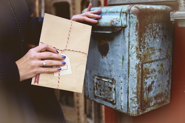 A postal worker, slightly blurred and in motion, delivering mail from an old, recognizable postal vehicle, with a distinct contrast between the traditional scene and a futuristic, electric postal van parked in the background.