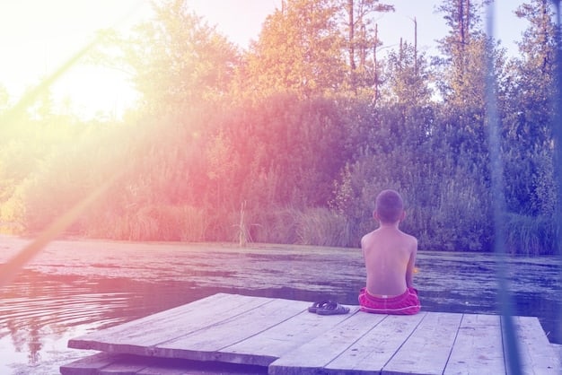 A person meditating peacefully in a yoga pose outdoors, with a backdrop of a serene natural environment, symbolizing calmness and stress reduction as part of a holistic detox.