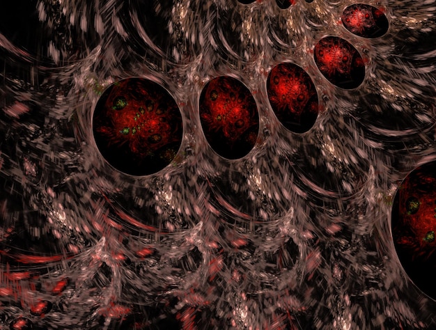 Microscopic view of human cells undergoing autophagy, with glowing effect to highlight cellular cleansing, set against a dark background, representing new scientific discovery.