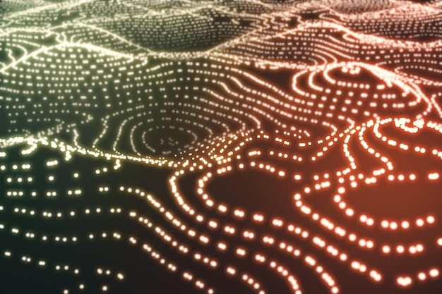 A digital schematic showing an AI-powered system quickly isolating a cyber threat within a network, with glowing lines representing data flow and containment, illustrating rapid incident response.