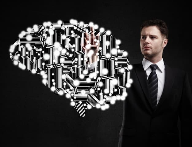 A silhouette of a judge making a decision, with a background displaying faint digital patterns of AI code and data lines, symbolizing the influence of technology on judicial processes.