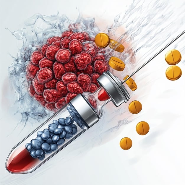 A detailed scientific illustration showing glucose molecules entering a muscle cell with insulin, highlighting the improved insulin sensitivity.