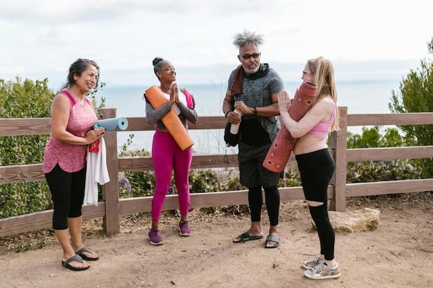 A diverse group of US adults engaging in healthy activities like jogging, gardening, and cooking, subtly implying how lifestyle choices impact overall health and supplement absorption.